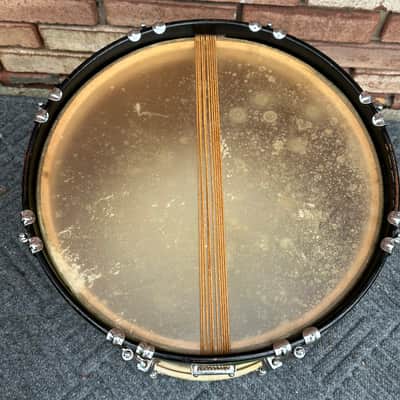 Vintage WFL LUDWIG 12x15 Parade Marching Mid-50's Snare Drum Mahogany 3PLY Silver Sparkle image 22
