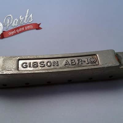 Hand aged Gibson HISTORIC ABR-1 no-wire bridge, nickel | 59 Parts image 6