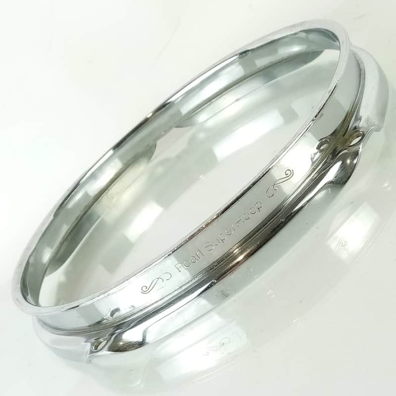 Pearl 8" 5-Lug Masterworks Super Hoop2/II 2.3mm Chrome-Steel Tom Drum Batter Rim image 1