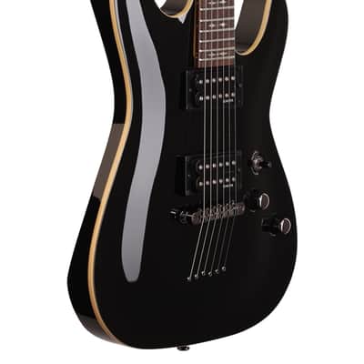 Schecter Omen 6 6 String Electric Guitar Black image 9
