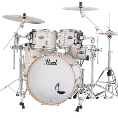 Pearl Session Studio Select Series 4-Piece Shell Pack with 24" Bass Drum - Nicotine White Marine Pearl (STS924XSP/C405) image 4