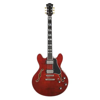 Eastman T486 Thinline Hollow Body Electric Guitar - Classic Finish image 2