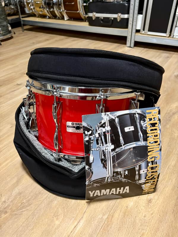 Yamaha Recording custom 14x8 Hot red image 1