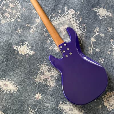 G&L CFL Research L-1000 with Drake Custom bass 33” conversion neck 2025 - Royal Purple Metallic image 4