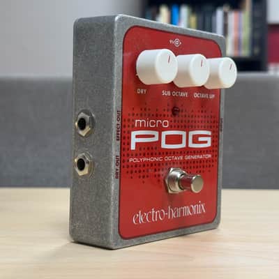 Electro-Harmonix Micro POG Polyphonic Octave Generator 2007 - Present - Red / Gray image 2
