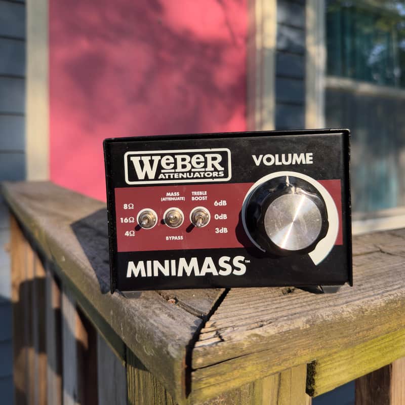 Weber MiniMass 50-Watt Attenuator 2010s - Black image 1