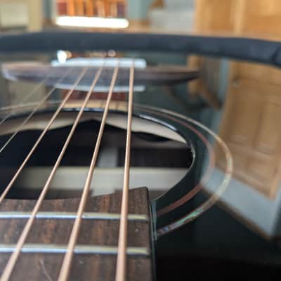 Alvarez MF70 Masterworks Diamond 60th Anniversary Limited-Edition Folk-OM Acoustic Guitar 2020s - Black image 4
