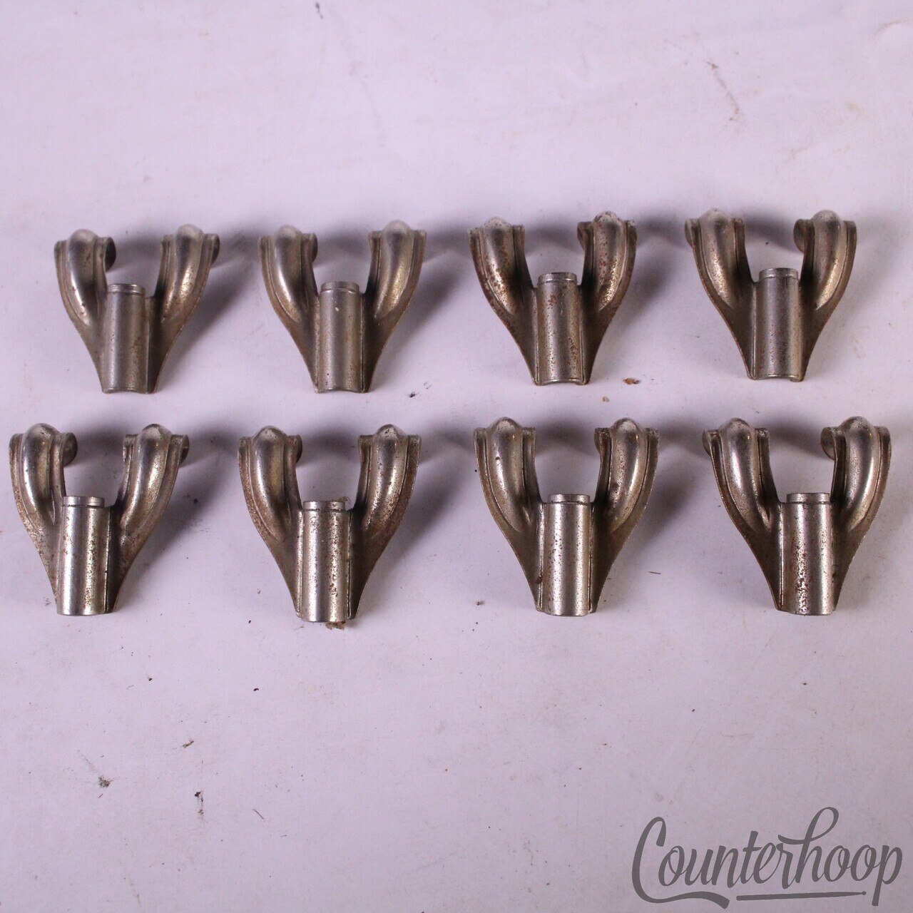 Leedy&Ludwig 8x Bass Drum Threaded Single-Tension/T-Rod-Claws Nickel Marching50s — main photograph