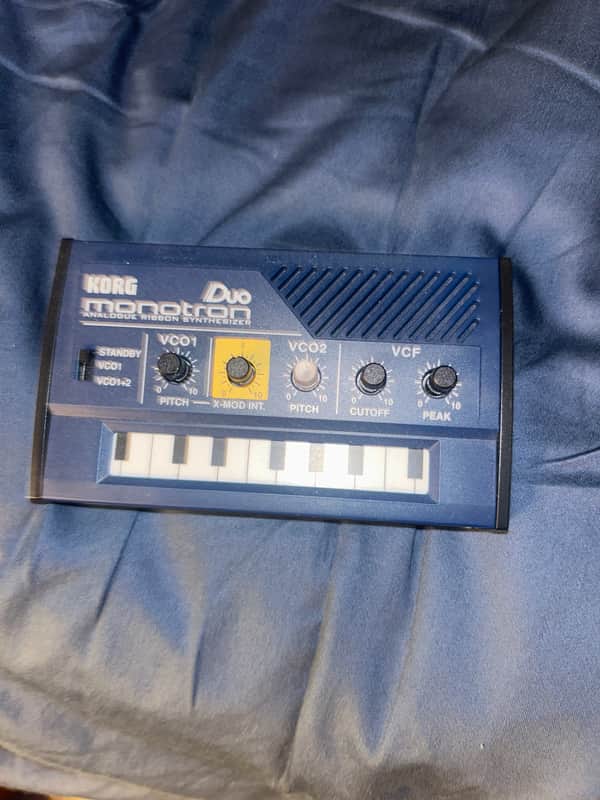 Korg Monotron DUO Analog Ribbon Synthesizer 2011 - Present - Blue image 1