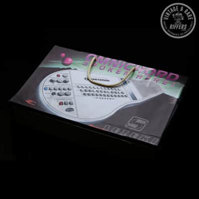 *Mint NOS* Suzuki Omnichord System Two Model Synthesiser OM-84 | inc. Original Box & Packaging, Carrier Bag, Manual, and Power Supply | 1980s Synthesizer Digital Synth OM84 | All Original image 2