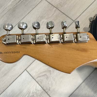 1997 Fender California Series Alder Sunburst Stratocaster with Fender Hard Case image 17