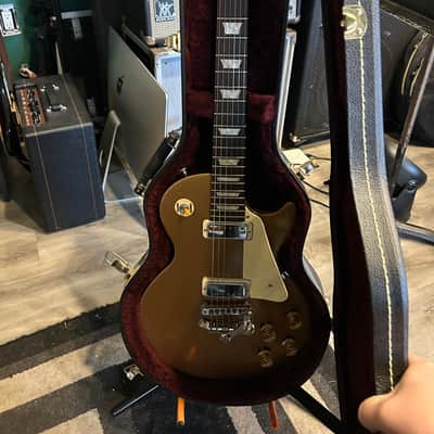 Les Paul Studio '50s Tribute - Modded with Mini-Humbuckers and Tremolo 2010 - 2015 - Worn Gold Top image 3