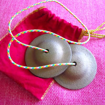 Zildjian Finger Cymbals Pair with Pouch image 1