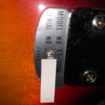 Vintage Teisco del ray  Model et-200n  Electric guitar  made in japan image 6
