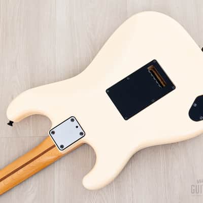 1985 Fender Boxer Series Stratocaster SF-451 Snow White w/ Locking Tremolo, Japan MIJ Fujigen image 15