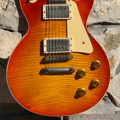 Gibson Custom Shop Made 2 Measure Murphy Lab '59 Les Paul Standard Murphy Painted Ultra Heavy Aged 2020s - Sunburst image 3