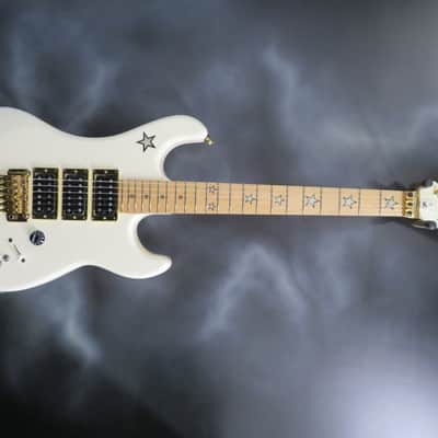 2005 Kramer Richie Sambora Jersey Star, White W/ Original Hard Case image 2
