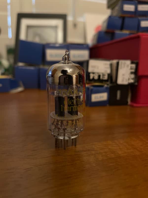 Electro-Harmonix 12AX7EH Preamp Vacuum Tube - Single 2010s - Clear image 1