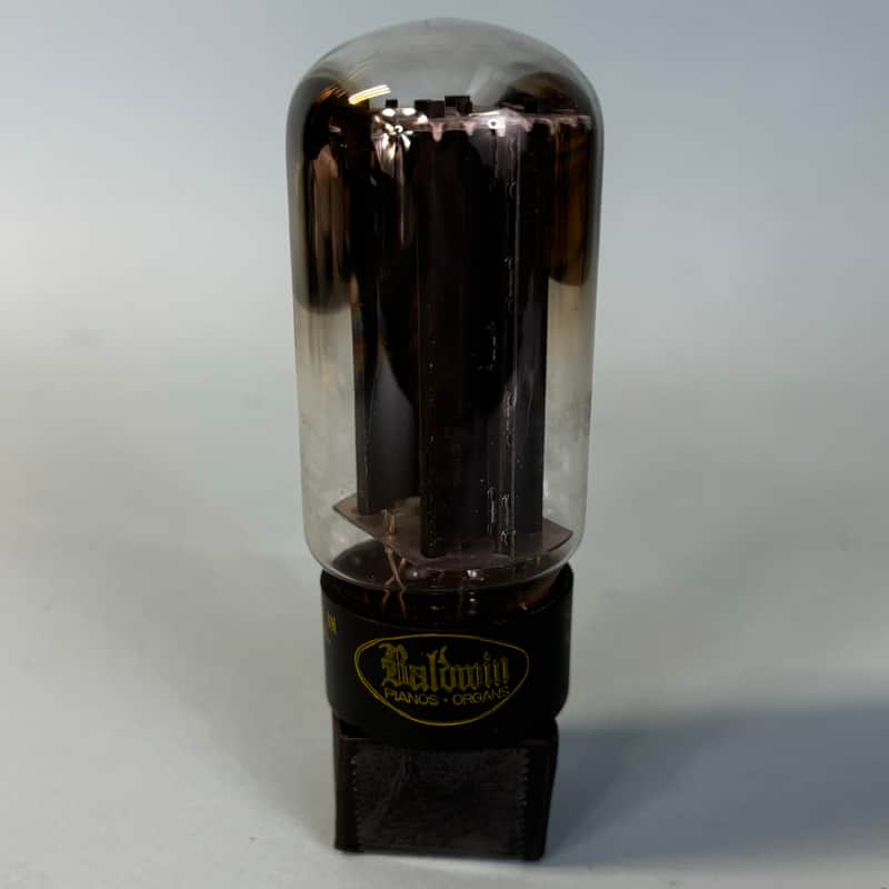 1960 Philco 5U4GB Vintage Baldwin Black plate Side Getter Rectifier Tube! T368 image 1