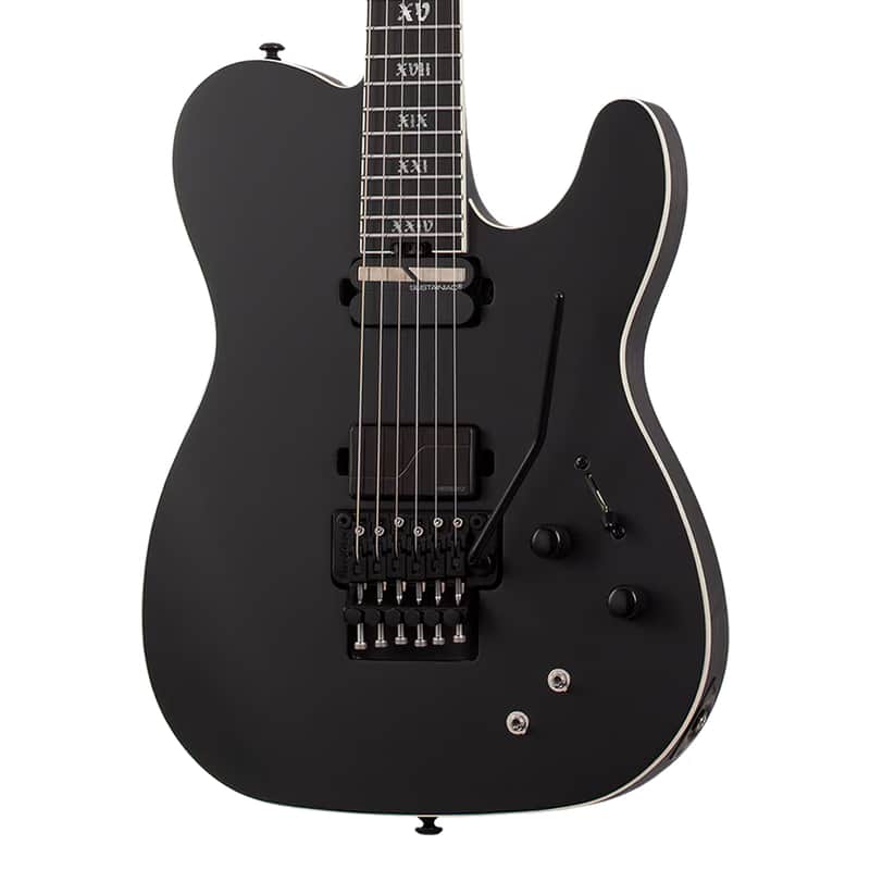 Schecter PT FR-S SLS Elite Evil Twin - Satin Black - Open Box image 1