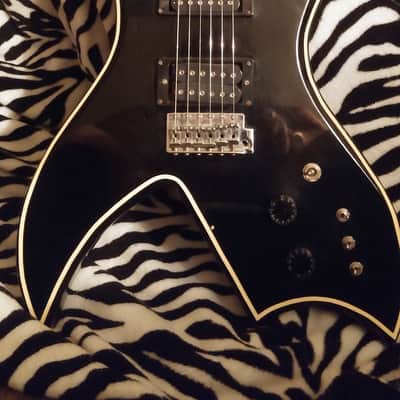 Vintage Hondo Deluxe Series 785 B.C. Rich Bitch 1983 Black MIJ image 25