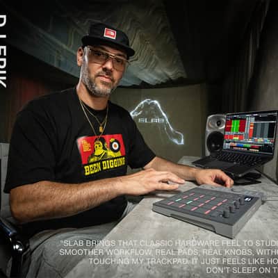 AlphaTheta SLAB MIDI Pad Controller For Serato Studio W/ RGB indicator Touch Strip image 11