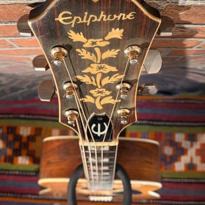 Vintage 70’s-80’s MIJ Epiphone PR-765 Natural Fresh Fret Level image 3