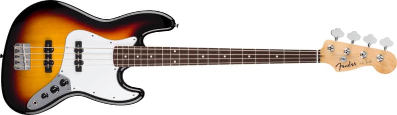 FENDER - Standard Jazz Bass  Laurel Fingerboard  White Pickguard  3-Color Sunburst - 0266840500 image 1