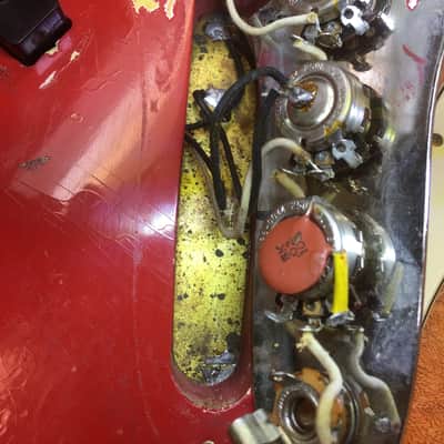 RARE Pre-CBS ‘64 Fender Jazz Bass in Orig’l Dakota Red w Matching Headstock image 21