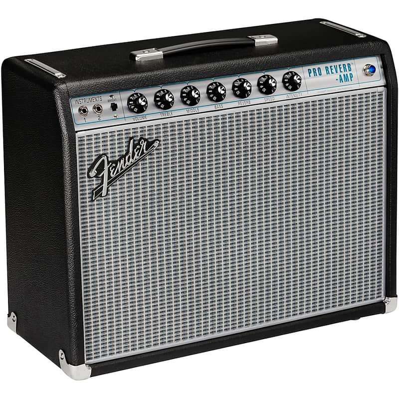 Fender '68 Custom Pro Reverb 40W 1x12 Guitar Combo Amp - | Reverb