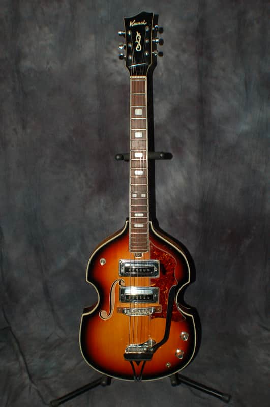 1968 Kawai Violin Guitar by Teisco Pro Setup All Original with