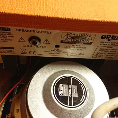 Orange AD-5 guitar tube amp true Class A image 12