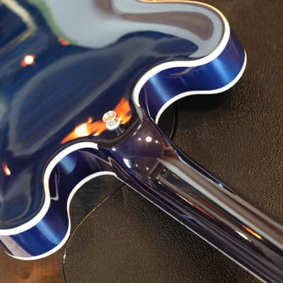 2003 Gibson ES-335 Dot Semi-Hollow Electric Guitar Figured Beale Street Blue + COA OHSC image 20