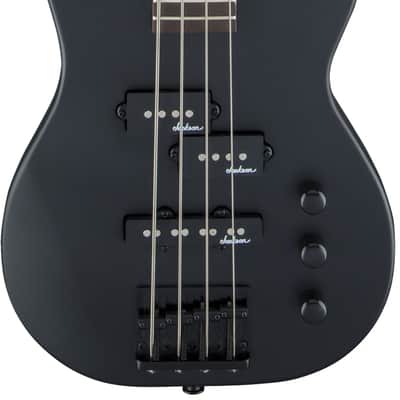 Jackson JS Series Concert Bass Minion JS1X, Amaranth Fingerboard, Satin Black image 1