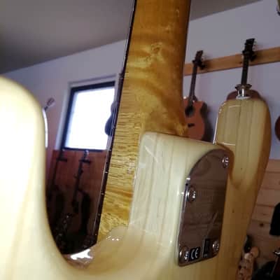 Fender American Custom Strat NOS Rosewood Fingerboard - Amber Natural image 9