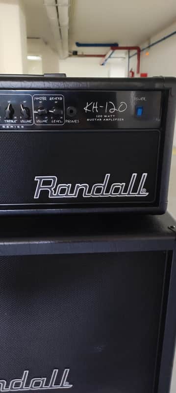 Randall KH120RHS Kirk Hammett Signature 2-Channel 120-Watt 4x12" Guitar Amp Half Stack 2010s - Black image 1