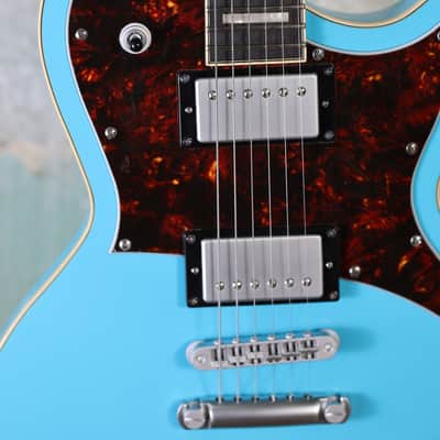 D'Angelico Premier Brandon "Taz" Niederauer Atlantic - Sonic Blue image 5