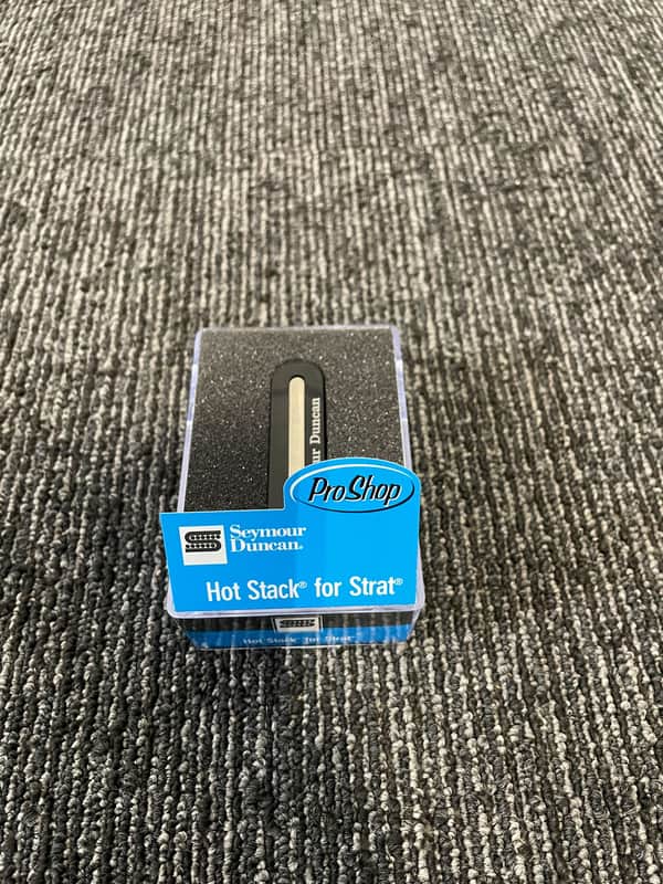 Seymour Duncan STK-S2n Hot Stack Stratocaster Single Coil Neck/Middle Pickup, Black - OPEN BOX image 1