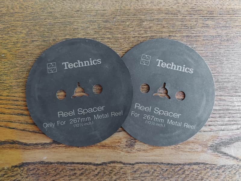 Technics Reel Spacer Late 1970s - Black image 1
