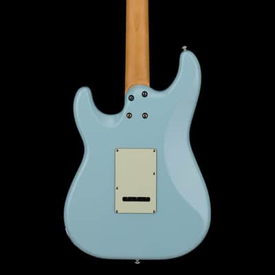 Schecter MV-6 (2022) - Super Sonic Blue #20332 with Gig Bag image 4