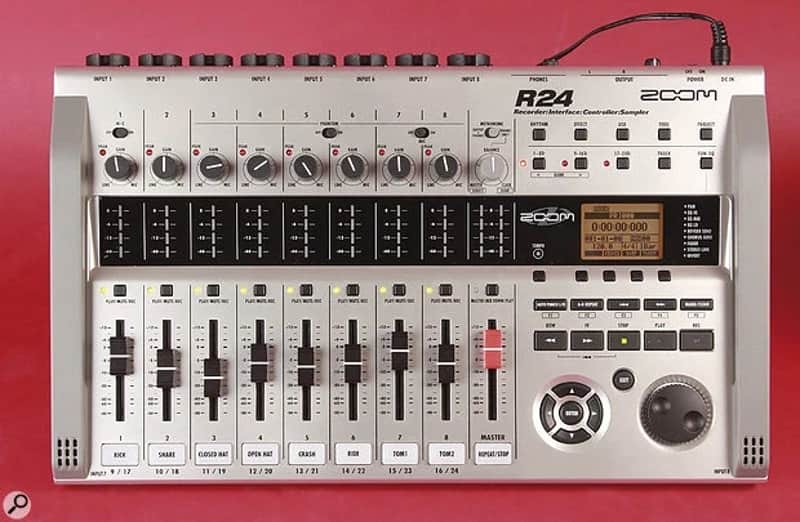 Zoom R24 USB Audio Interface / Digital Multitrack Recorder / Control Surface 2010s - Silver image 1