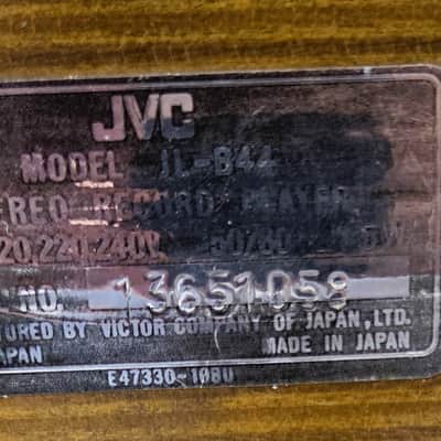 JVC JL-B44 Turntable Direct Drive Rare MIJ Vintage Japan image 19