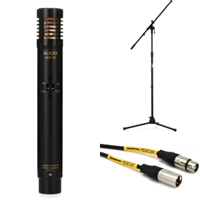 Audix ADX51 Small-diaphragm Condenser Microphone with Stand and Cable image 1
