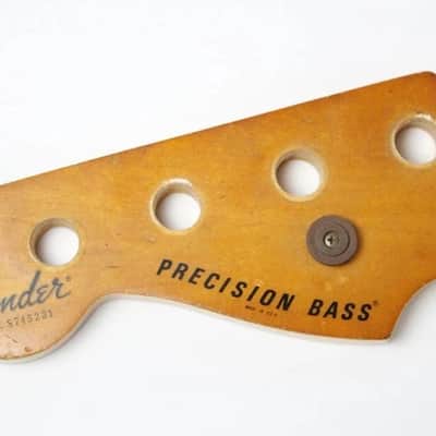 1977 Vintage Fender Precision Bass Lefty Maple 4-Bolt NECK Left-Handed 1970s USA PBass4-Bolt Neck image 13
