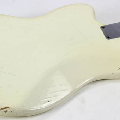 1962 Fender Jaguar Factory Custom Color OLYMPIC WHITE Pre-CBS w Original Brown Case & Strap image 19