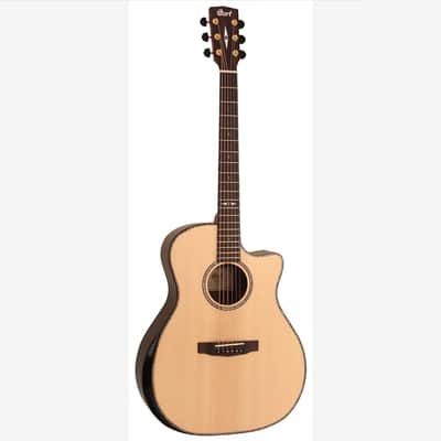 Cort GA-PF BEVEL NAT | Grand Regal Acoustic / Electric Cutaway Guitar. New with Full Warranty! image 1