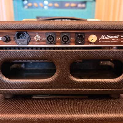 Milkman Sound Half & Half 700 Bass Head + 1x12 Cabinet – Black Tweed – Eminence BP122 image 4