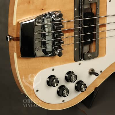 1973 Rickenbacker 4001 Bass Mapleglo w/original Toaster pickup FLAME MAPLE NECK! image 11