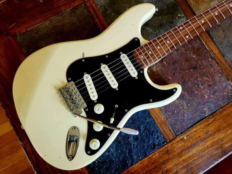Fender Squier Series strat MIK  1992 - white Bild 1