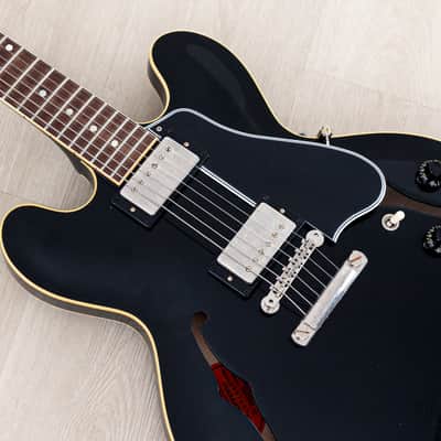 2022 Gibson Custom Shop 1959 ES-335 Murphy Lab Ultra Light Aged Ebony w/ Custombucker PAFs, Case & COA image 8